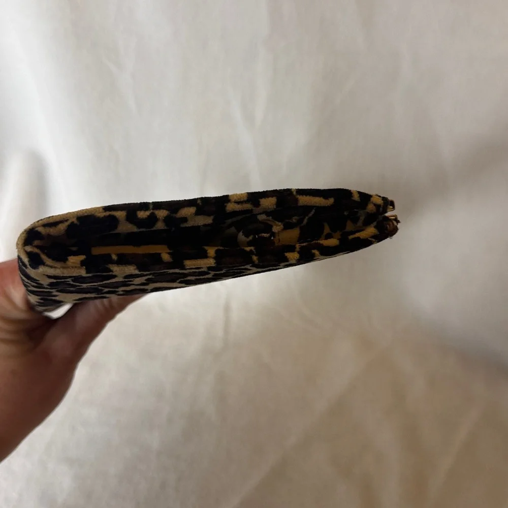 Leopard Print Clutch Bag